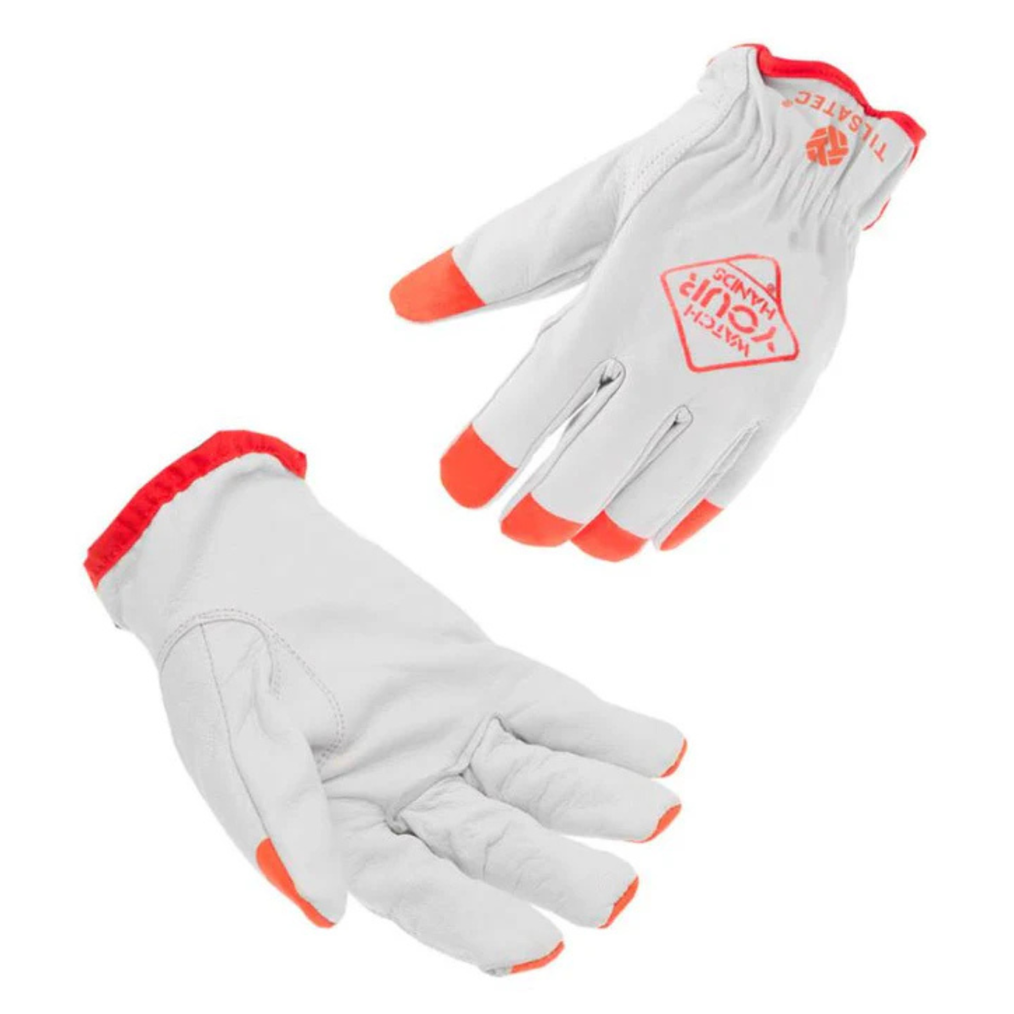 Tilsatec A6 Hi-Vis Cut Resistant Leather Drivers Gloves from GME Supply